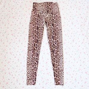 Y2k leopard print activewear leggings
